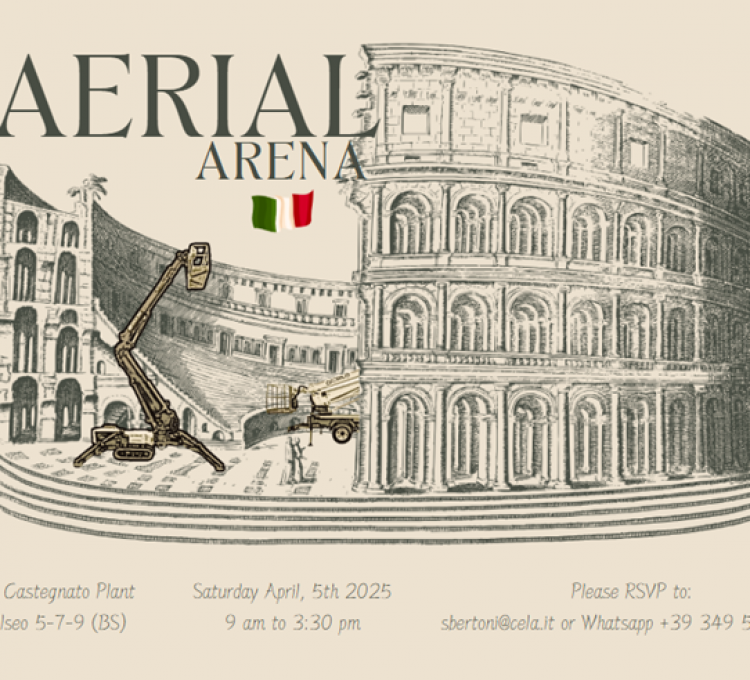 意大利CELA舉辦AERIAL ARENA活動，展示最新高空作業平臺技術